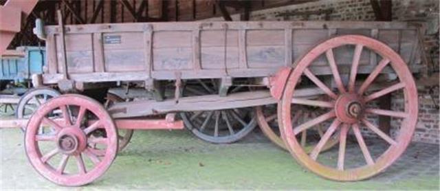 Boerenwagen met vast zijbord, Karrenmuseum Essen